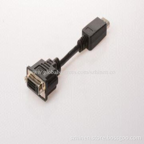 DisplayPort to DVI Cable Adapter, 15CM W/IC DP Adapter, 1,080P Video Resolution